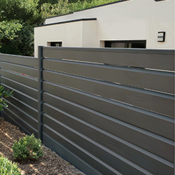 Lame persienne en aluminium